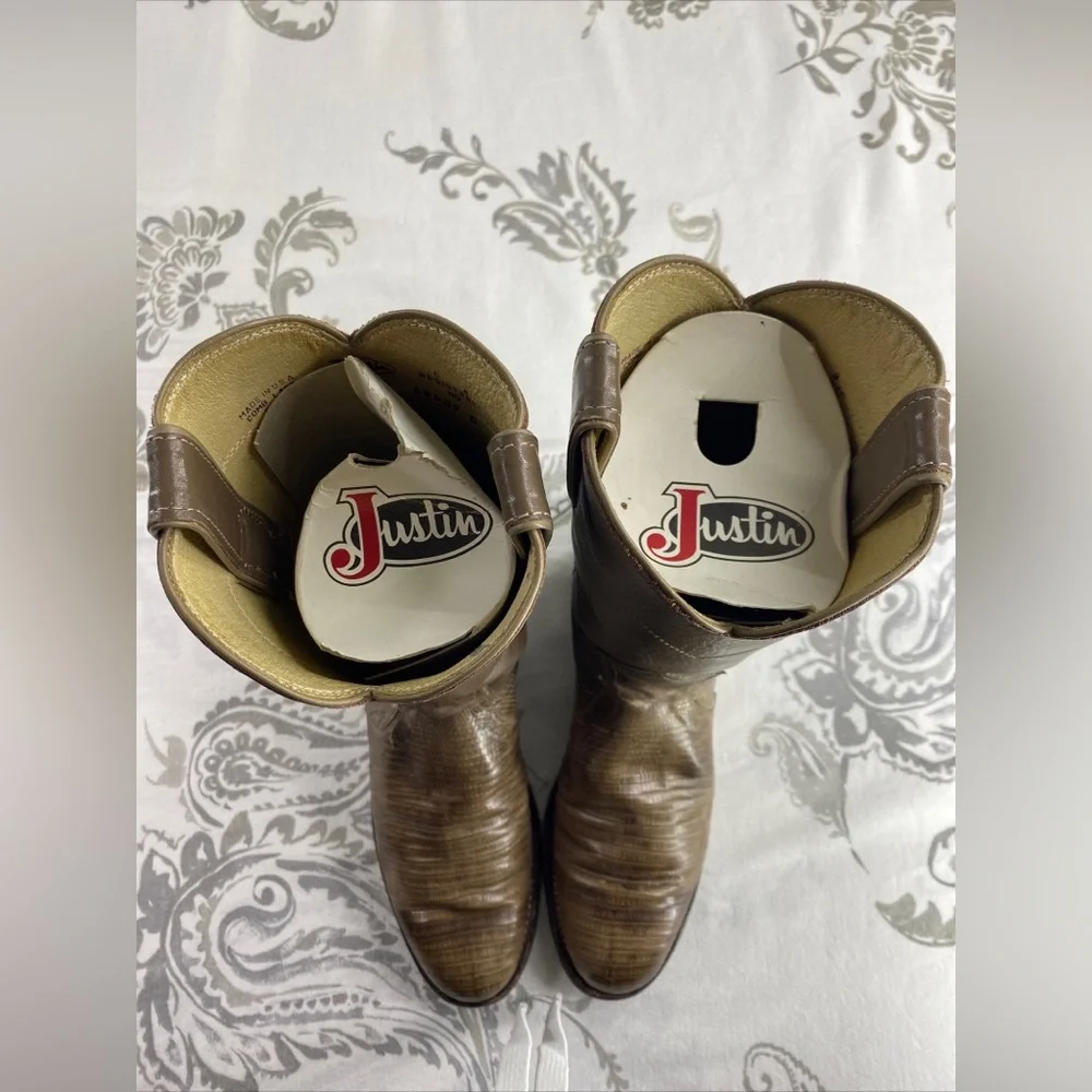 Justin Boots pre owned
